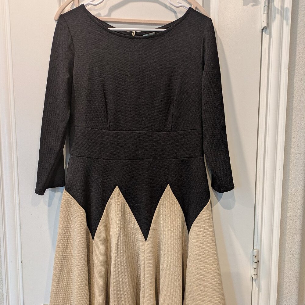Gabby Skye black/tan dress size 10